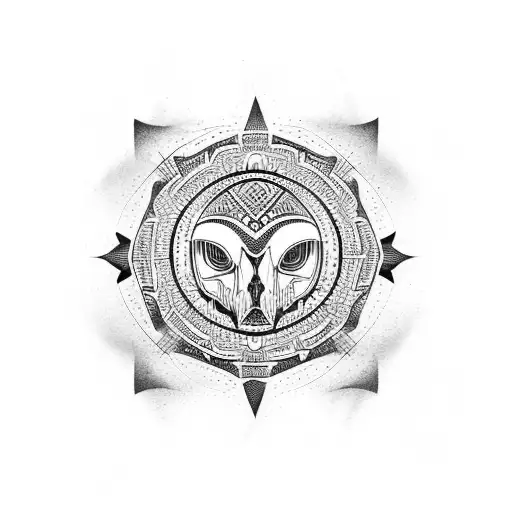 symetrical tattoo design idea