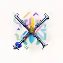 kingdom hearts  tattoo design idea