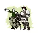 Loki, Casey Jones, Gears of War, fight tattoo design idea