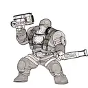 Loki, Casey Jones, Gears of War tattoo design idea