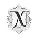 burnt script with old English font  tattoo design idea