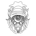 gypsy tattoo design idea