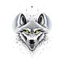 werewolf tattoo design idea