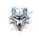 werewolf tattoo design idea