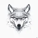 werewolf tattoo design idea