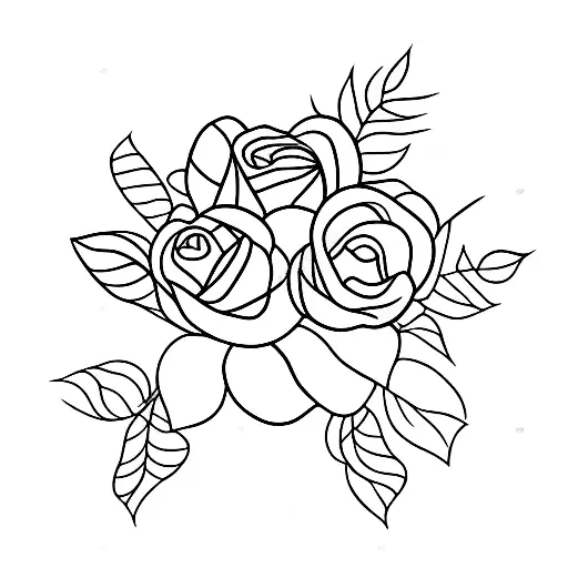 birth flower bouquet. may, may, may, may, December, February  tattoo design idea