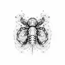 scorpio, water, mars tattoo design idea