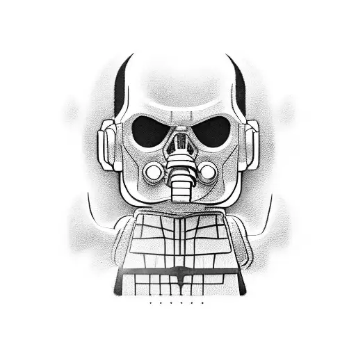 LEGO technician  tattoo design idea