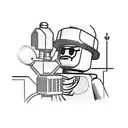 LEGO technician  tattoo design idea