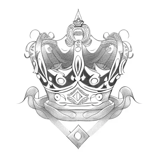 Queen's Crown tattoo design idea