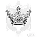 Queen's Crown tattoo design idea