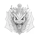 seven deadly sins dragon sin tattoo design idea