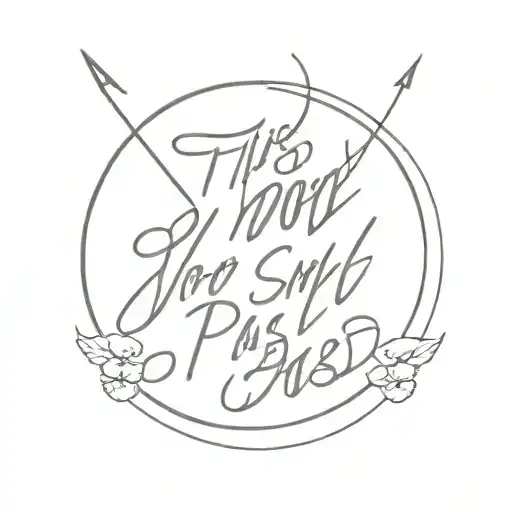 this too shall pass tattoo design idea