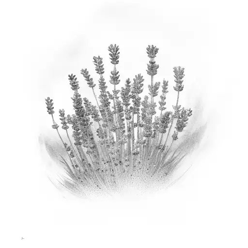 Lavender And farsi writing with the name "nedda" tattoo design idea