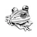 frog AND samurai tattoo design idea