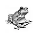 frog AND samurai tattoo design idea