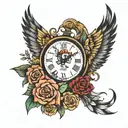 time heals what lessons cannot tattoo design idea