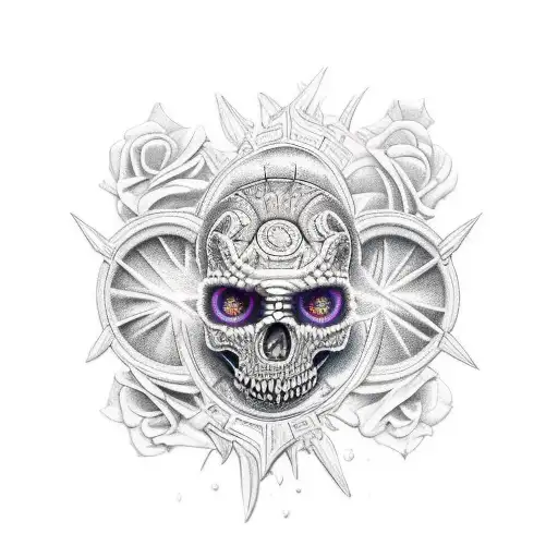 noches de trap tattoo design idea