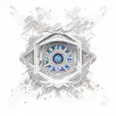 cielo estrellas tattoo design idea