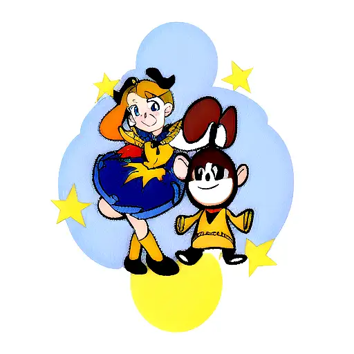 buzz et woody jouant avec dumbo cendrillon soigne stitch et la girafe surveille tattoo design idea