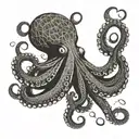 octopus tattoo design idea