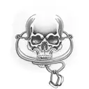 Grim Reaper with shackles  tattoo design idea