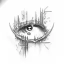 cross venezuela fire tattoo design idea