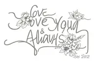 my friend died 1/1/22 include date and words love you always tattoo design idea