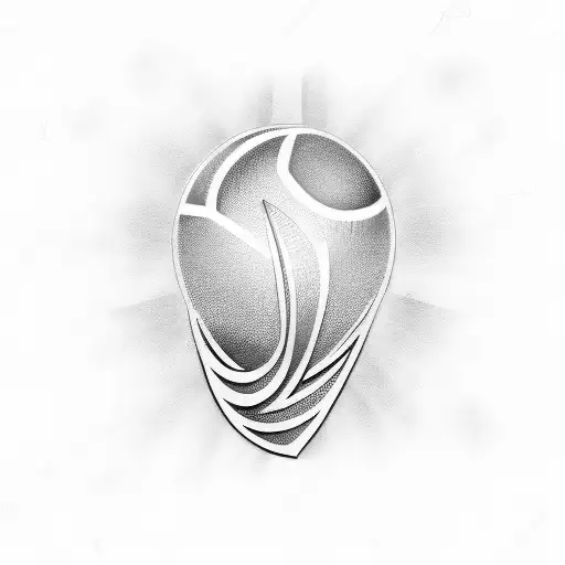 world cup trophy tattoo design idea