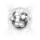 world cup trophy tattoo design idea