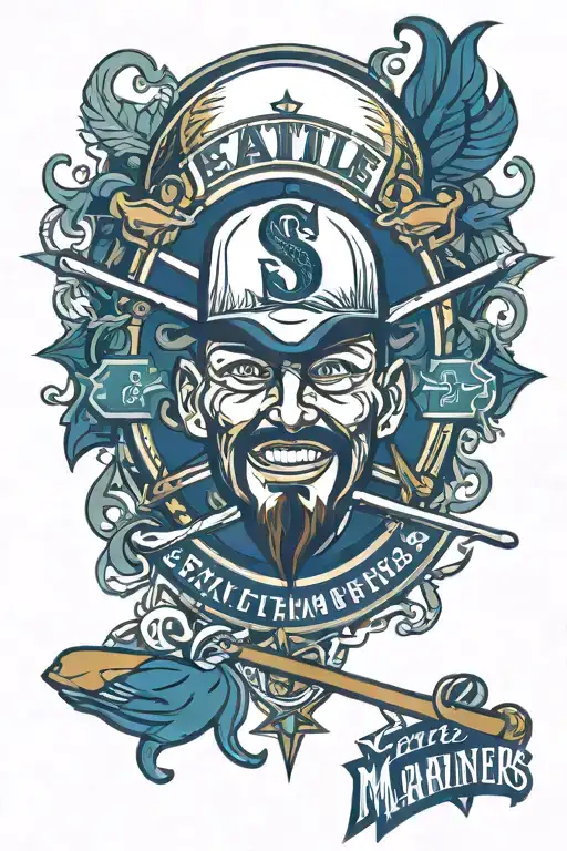 Seattle Mariners  tattoo design idea