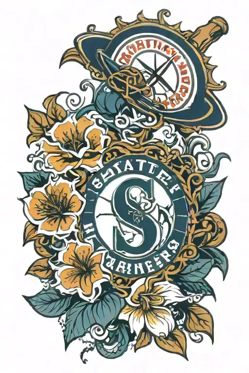 Seattle Mariners tattoo design idea