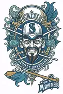Seattle Mariners  tattoo design idea