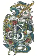 Seattle Mariners tattoo design idea