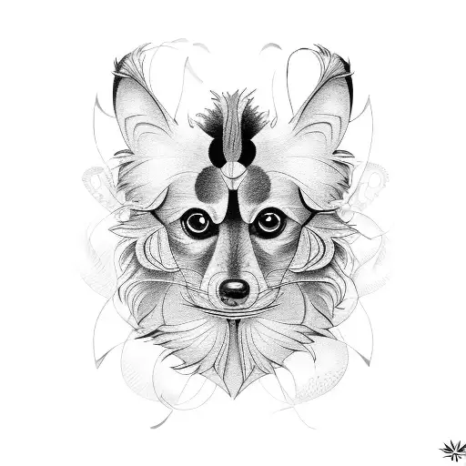 papillon  tattoo design idea