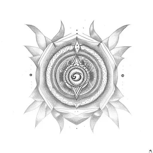 Something cute and large enough to cover chakra spine tattoo tattoo design idea