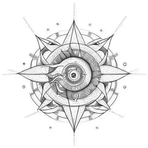 sublime sun half sleeve  tattoo design idea