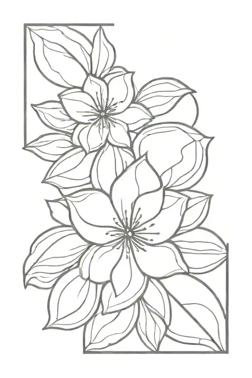 lace tattoo design idea