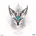 Anubis tattoo design idea