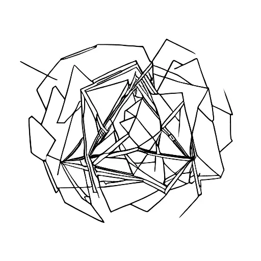 A dynamic composition showcasing the energy and movement associated with ADHD tattoo design idea
