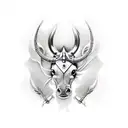 Sagittarius  tattoo design idea