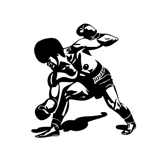 Muhammad Ali 1974 American traditional tattoo  tattoo design idea
