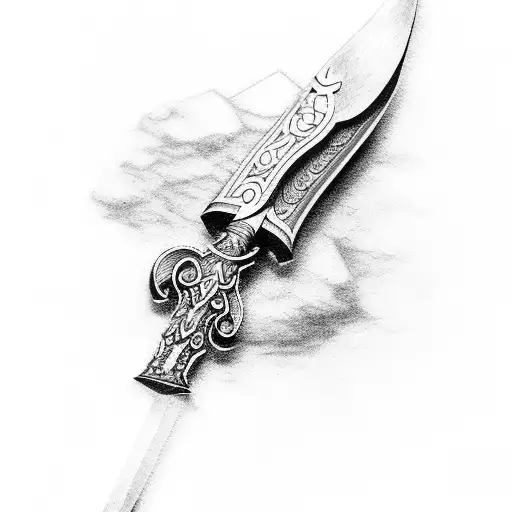 Thorfinn's dagger tattoo design idea