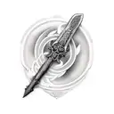 Thorfinn's dagger tattoo design idea