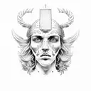 Alexander the great tattoo design idea