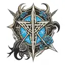 metallica logo  tattoo design idea