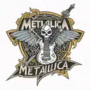 metallica logo  tattoo design idea