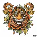 MKW 00:00 tattoo design idea