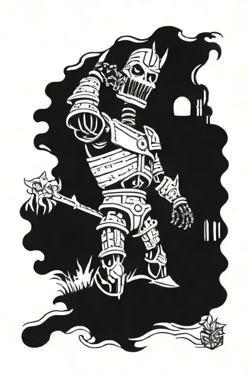 Black Knight Ghost, Charlie the Funland Robot, Volt Ghost, The Creeper, Miner Forty-Niner, Moat Monster, and scooby doo tattoo design idea