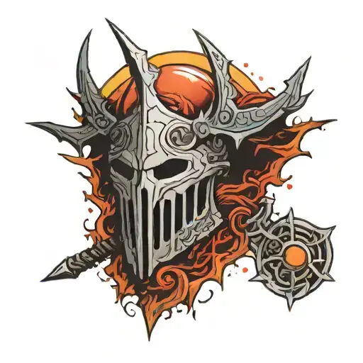 dark souls 3 tattoo design idea